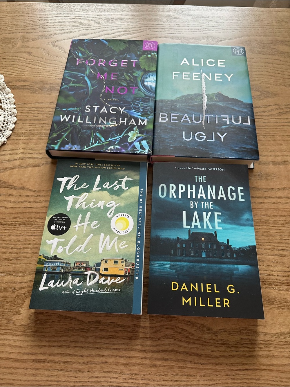 Four Novels - 2 Hardbacks, 2 Paperbacks Summer Beach Reading
